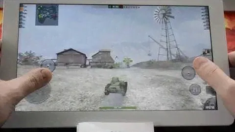World of Tanks Blitz на планшете Teclast X16 Plus