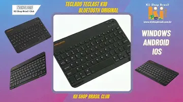 Aumente sua eficiência com o Teclado Bluetooth Original Teclast K10 para Windows, Android e IOS