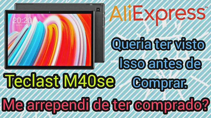 Teclast M40SE 128 GB Do Aliexpress, Me arrependi de comprar?