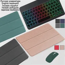 Радужная Клавиатура с подсветкой для Teclast T50 Pro Case 2023, Магнитная Подставка для планшета Teclast T50 Pro, Чехол из Искусственной кожи